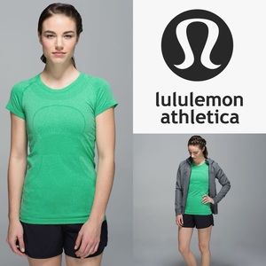 Lululemon Swiftly Tech Short Sleeve Crew Green 4